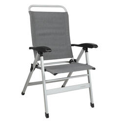 BAYA SUN Fauteuil Camping Chaise alu Confort Gris baya