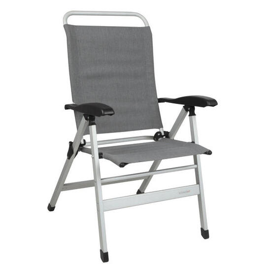 BAYA SUN Fauteuil Camping Chaise alu Confort Gris baya