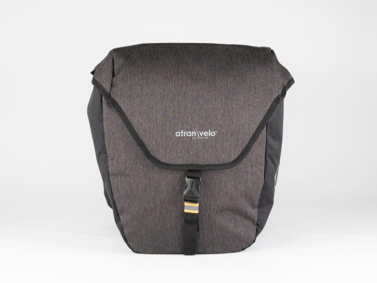 ATRAN VELO ZAP BOLSA DOBLE AVS Adaptador 25L Negro Gris 4/6