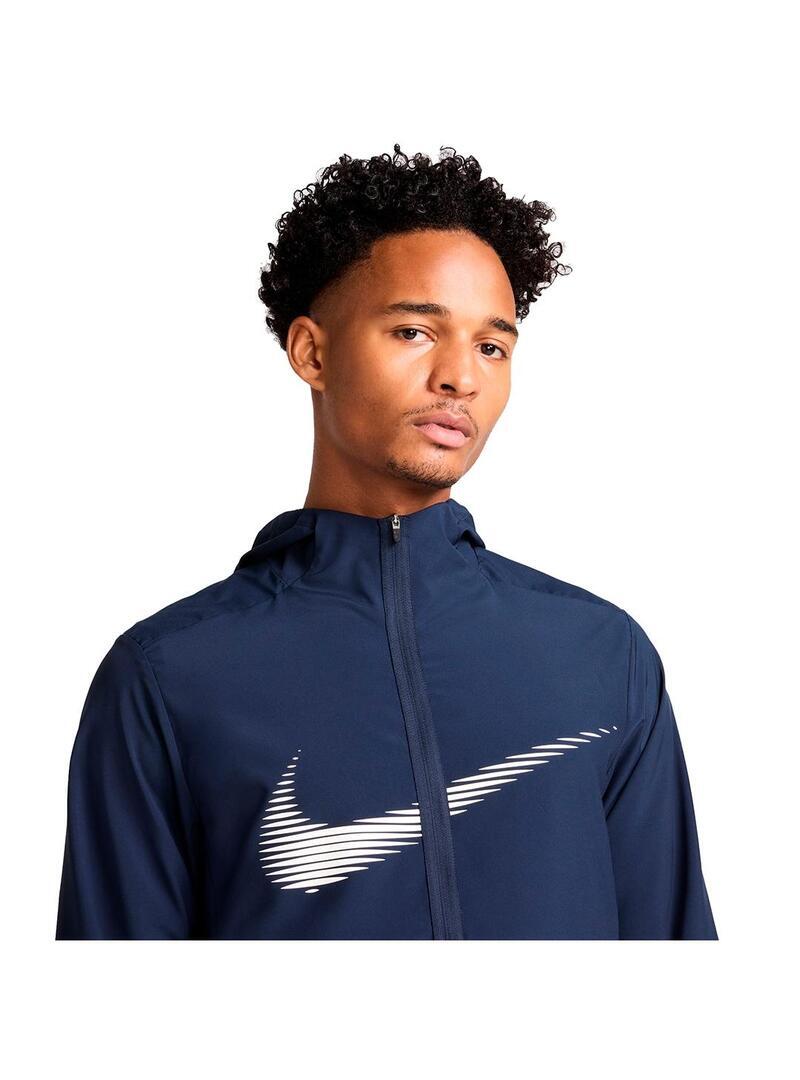 Felpe in pile per uomo Nike Form Blu. 3/5