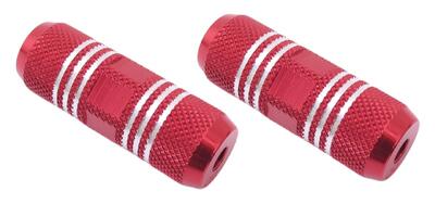 Edge voetsteunset freestyle 80 mm voor 3/8 as - rood