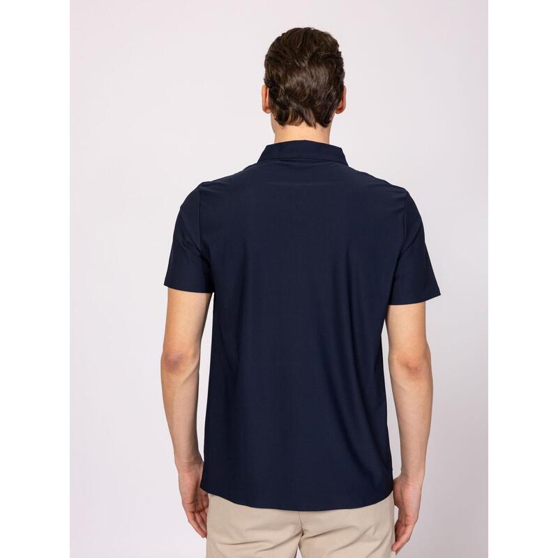 Tricou cu mânecă scurtă, cu guler, pentru bărbați DERWIN