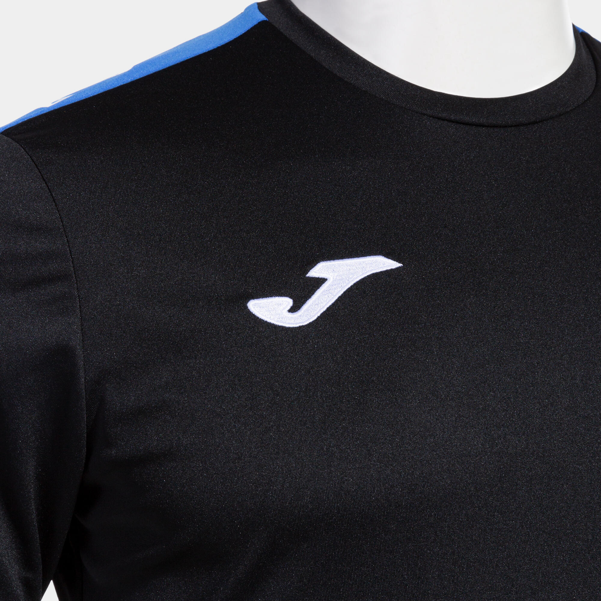 Maillot Manches Courtes Football Enfants Joma Olimpiada Noir 3/5