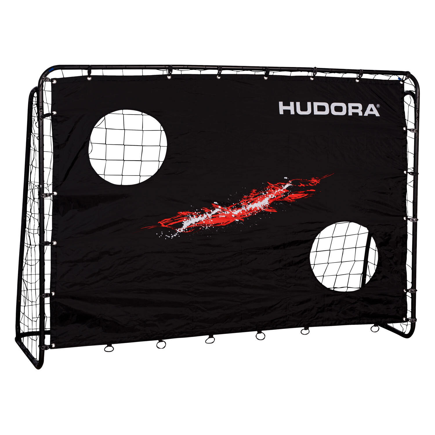 HUDORA Porta da calcio Hudora Trainer 213x152x76 cm, telaio nero resistente