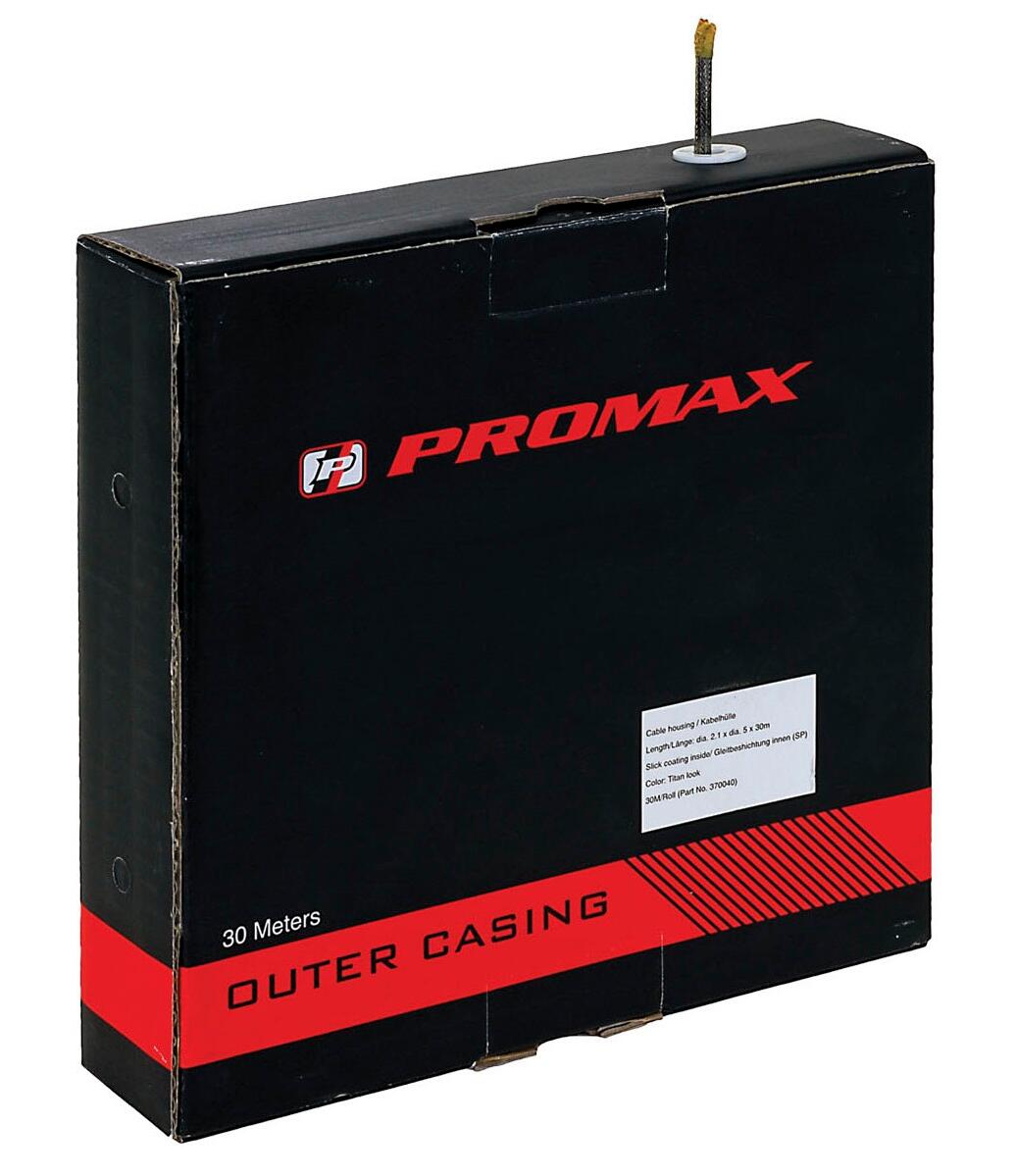 PRO Promax Buitenkabel voor Derailleur - Zwart, 4 mm, 30 Meter