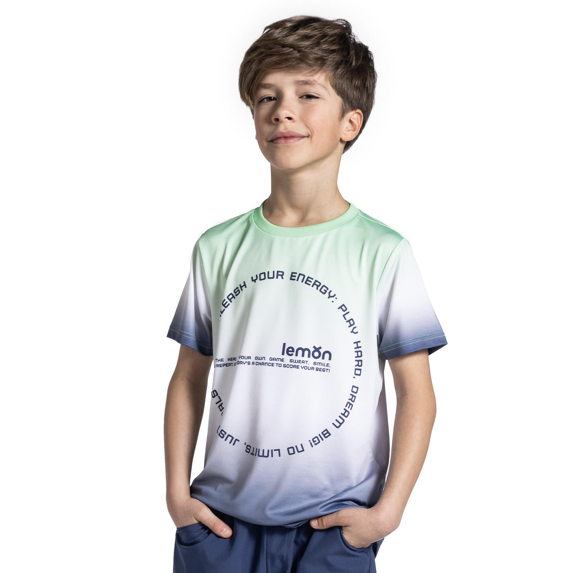 LEMON EXPLORE Dětské sportovní tričko s krátkým rukávem WL5