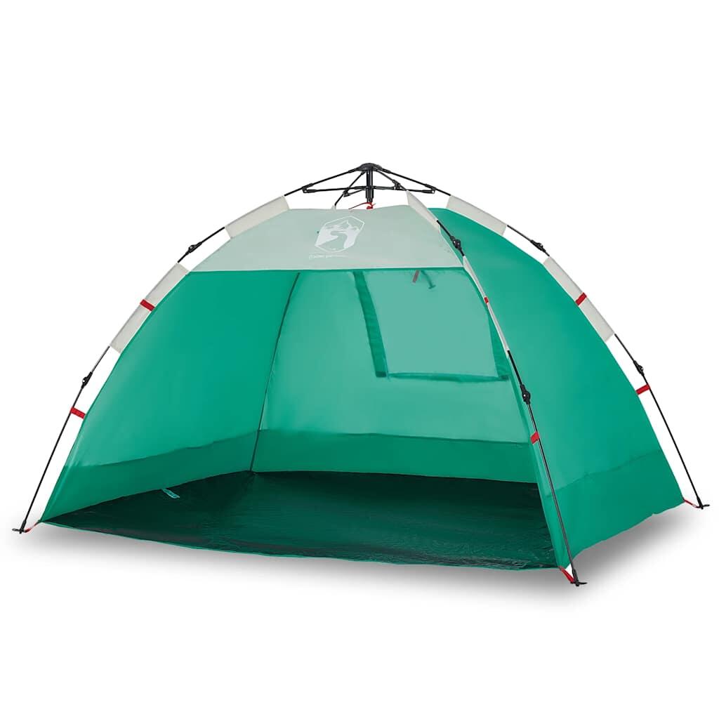 Tente de Plage VidaXL 2 Personnes Étanche en Vert Marin 2/7