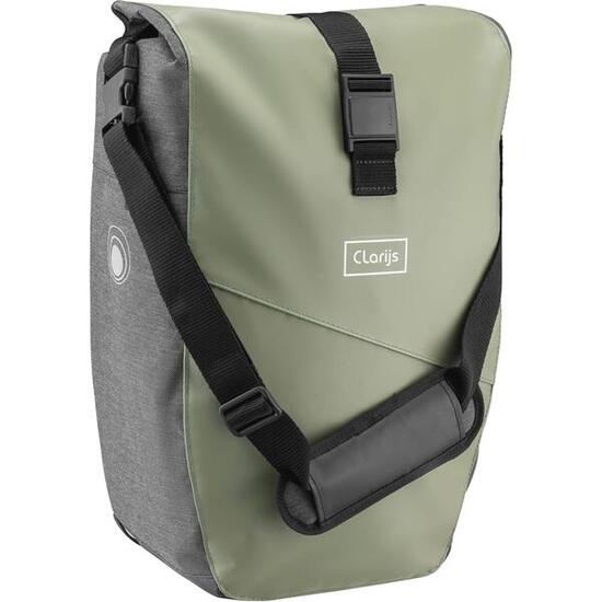 Clarijs Solobag 24L oliwkowo-szara torba rowerowa