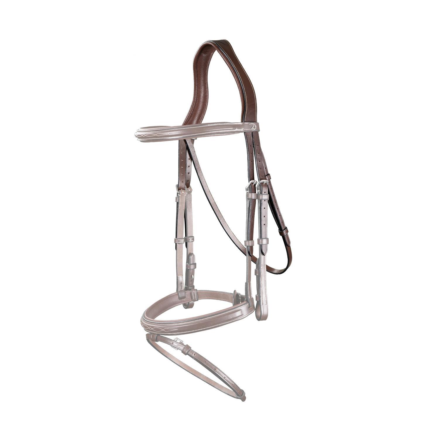 KENTUCKY HORSEWEAR Kopstuk met keelriem Bruin Full