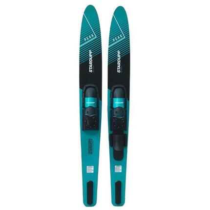 Ski nautique Stardupp Peak bleu/noir avec fixations