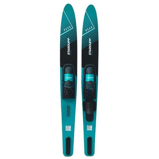 Ski nautique Stardupp Peak bleu/noir avec fixations
