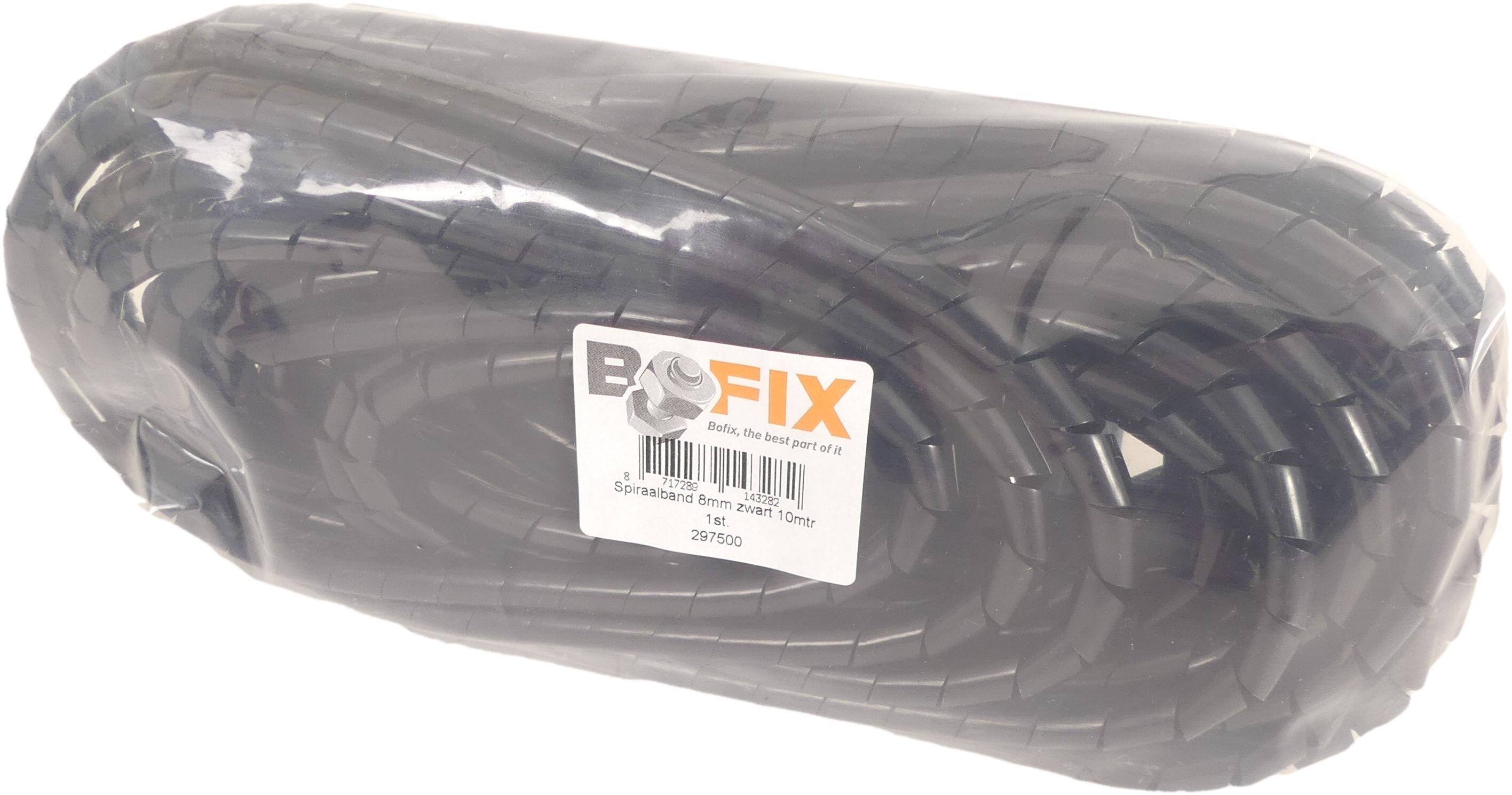 Bofix Cable FrameBesChermer Spirale - 8 mm 10 mètre - noir 2/3