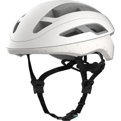 Lichte crnk helm angler wit glanzend m 53-57cm