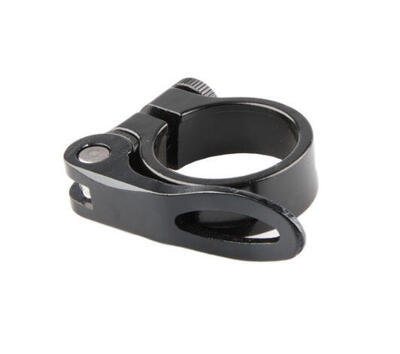 Mirage zadelpenklem aluminium 34,9 mm zwart.