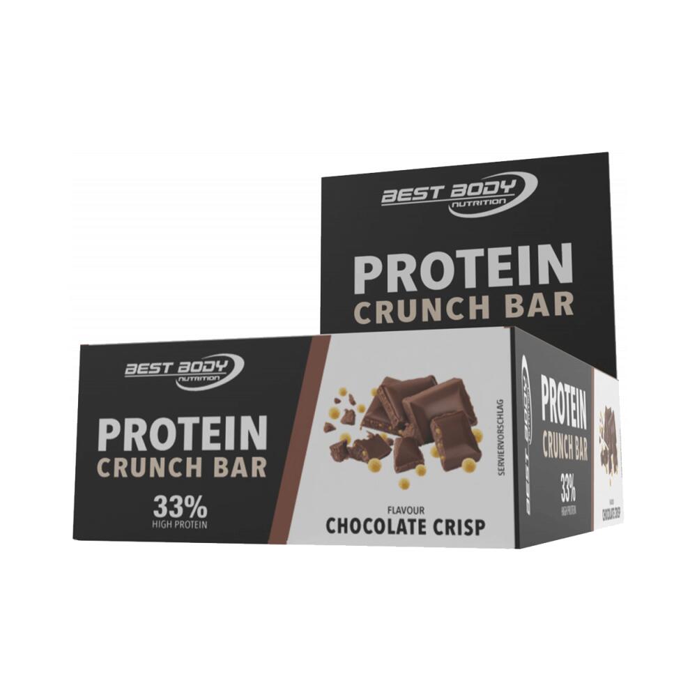 BEST BODY NUTRITION Best Body Nutrition Protein Crunch Bar 33% (12x35g) Chocolate Crisp - Repen