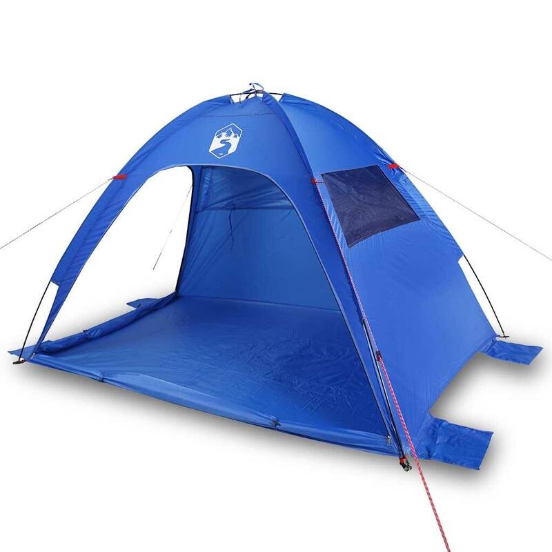 Vidaxl Tente de Plage Étanche en Bleu Azur