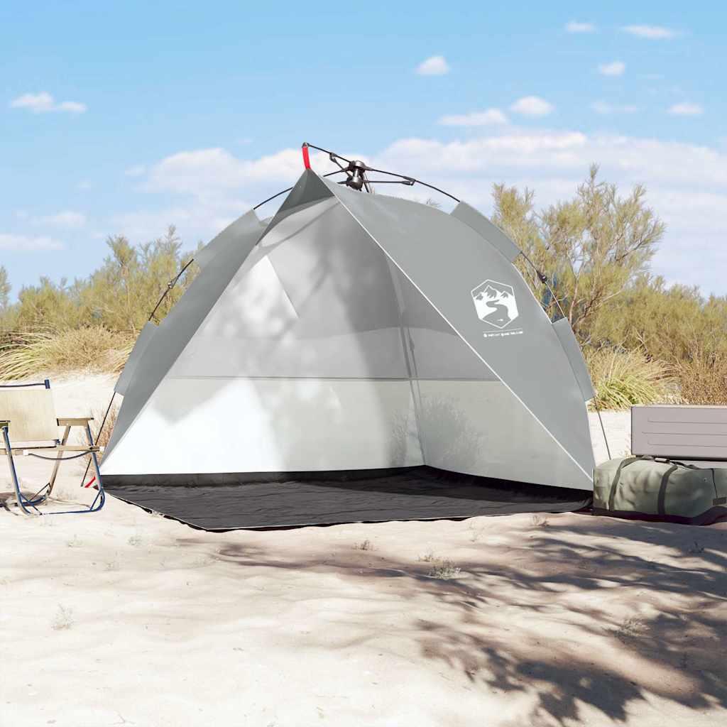 VidaXL Wasserdichtes Strandzelt mit schnellem Trennen in Grau 3/7