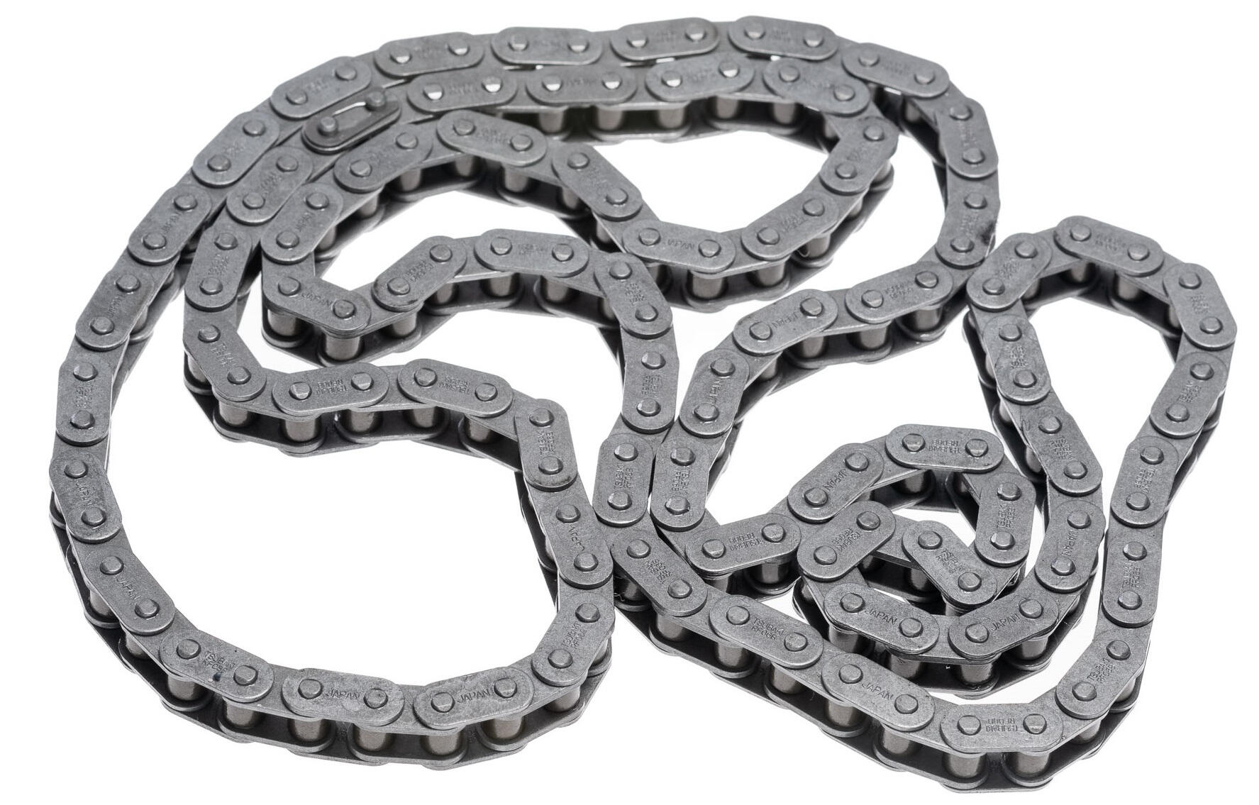 Enduo Cargo Ketting 116 Links - Duurzame 3/8 Pitch Zilver 1/2