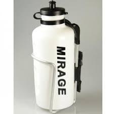 Mirage drinkfles wit met houder