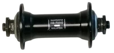 Shimano hb-rm40 voornaaf 36 gaten zwart voor stadsfietsen