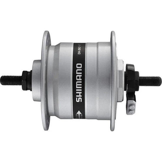 Shimano naaf voor 100 mm, 36 gaten, zilver