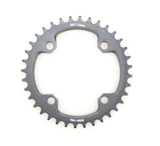 Xtrabike coroa 36 dentes 4 braços preta 1/1