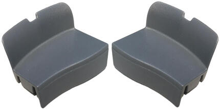 Axa afdekkapjes defender zilver (set)