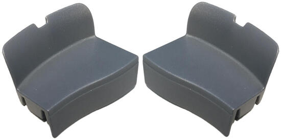 Axa afdekkapjes defender zilver (set)