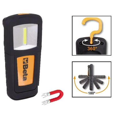 Beta oplaadbare inspectielamp led 100/200 lumen