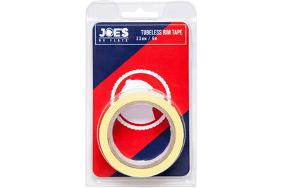 Joe's no flats tubeless velglint geel 33mm x 9m - hoogwaardige prestaties