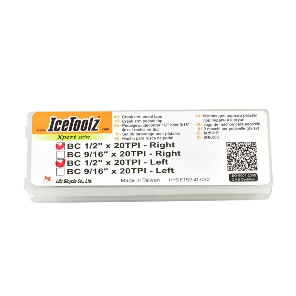 Set de Tara de Pédale Icetoolz Xpert 9/16" x 20TPI, E154 3/4