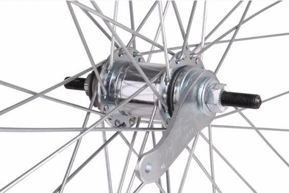 Achterwiel 28x1 1/2 zwart met KT remnaaf en aluminium velg 2/2