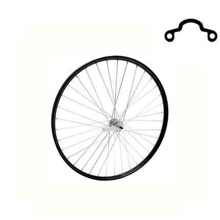 Roue Arrière 28x1 1/2 Noire avec Moyeu de Frein KT et Jante en Aluminium