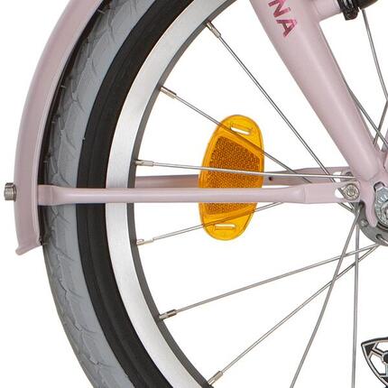 Alpina Set de tiges de garde-boue 18 Cargo rose perle avec finition mate