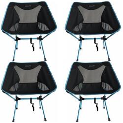 PACK MIDLAND 4 Chaises Moonlight Pliante Ultra Légère Et Compacte Camping