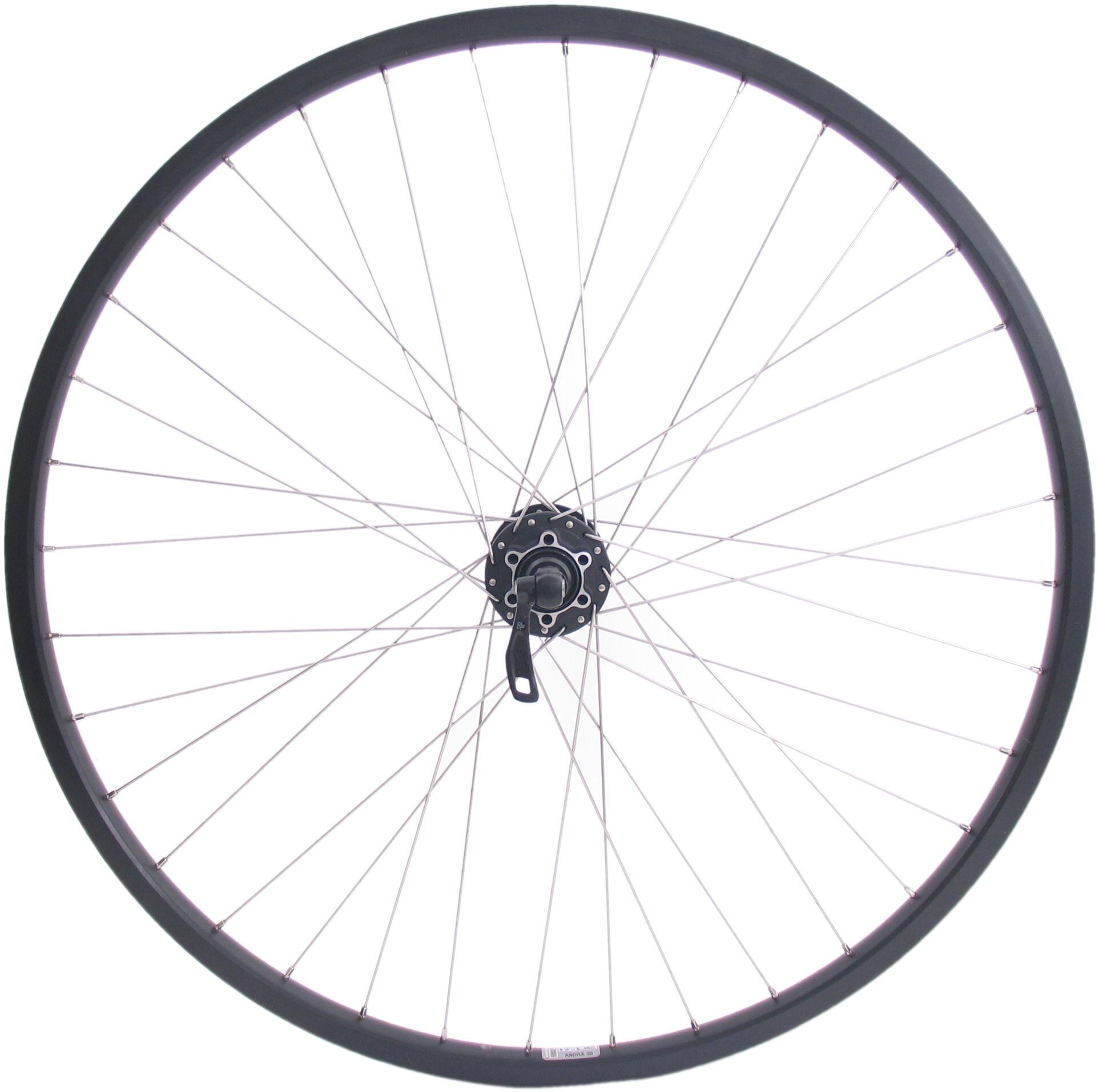 Przednie koło Shimano 622x19C Andra 30 z piastą FH-M525 na tarczę 6-śrub czarne 2/4