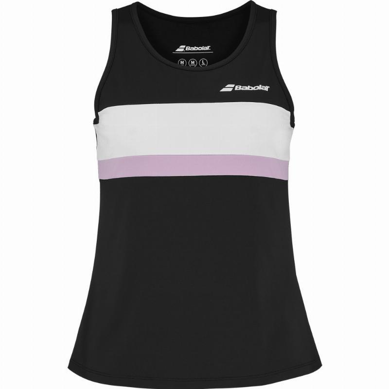 Camiseta Babolat Padel Negro Mujer 4/5
