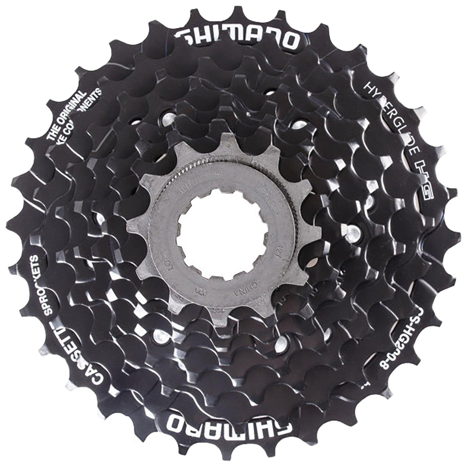 SHIMANO Shimano CS-HG200 8-Speed Cassette 12-32T Zwart
