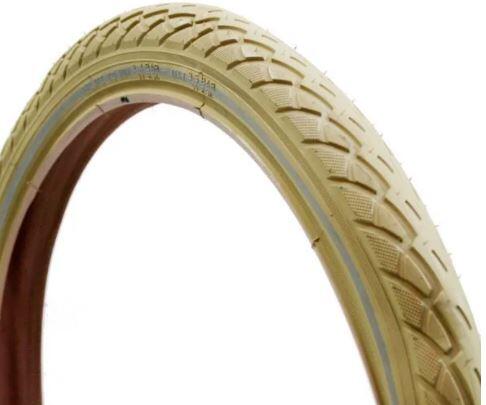 DELI TIRE Deli Tire 20x1.75 47-406 Crème Banden met Reflectie
