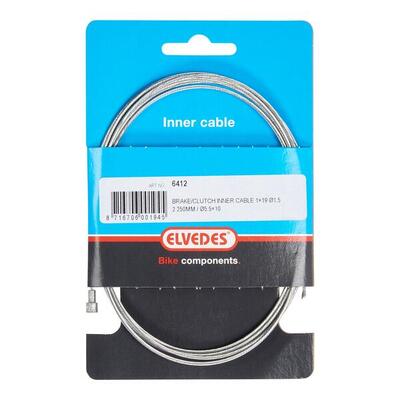 Cavo interno freno Elvedes zincato 2250 mm Ø15 mm terminale a V