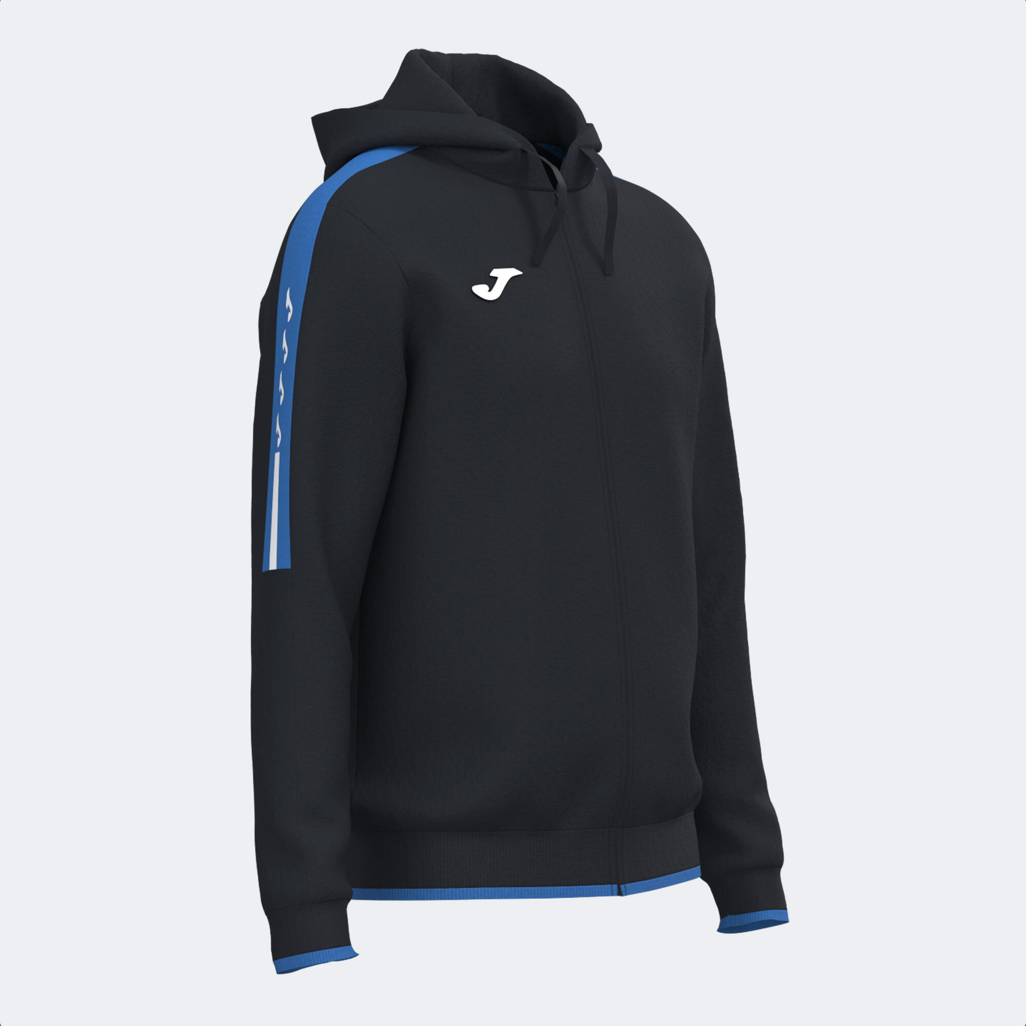 Casaco Com Capuz Futebol Criança Joma Olimpiada Preto 2/7