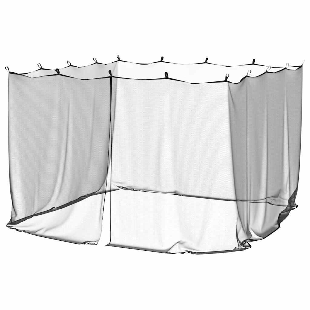VidaXL zanzariera 156 mesh 300x300x200 cm nera 2/4