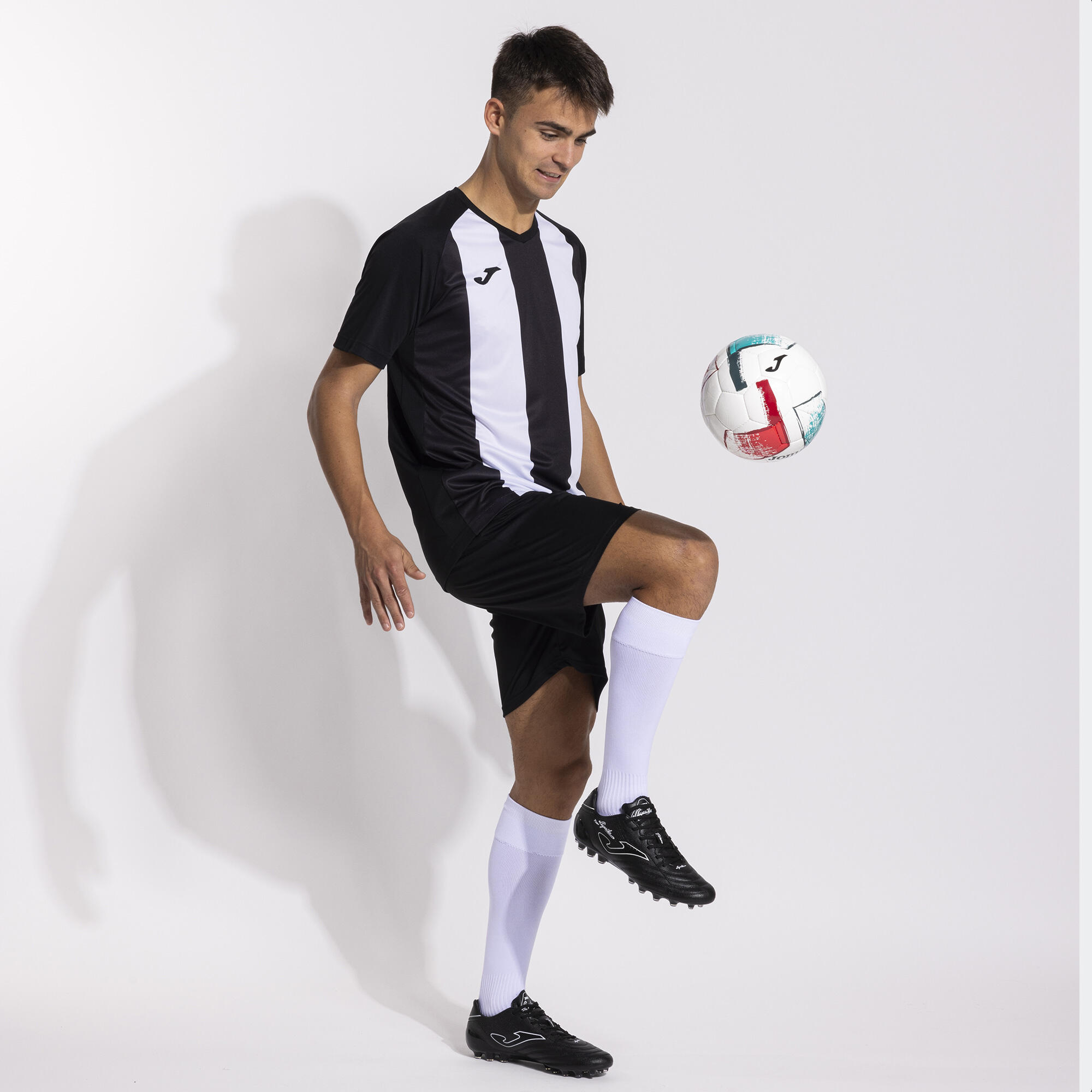 Camiseta Manga Corta Fútbol Hombre Joma Inter IV Negro 5/7