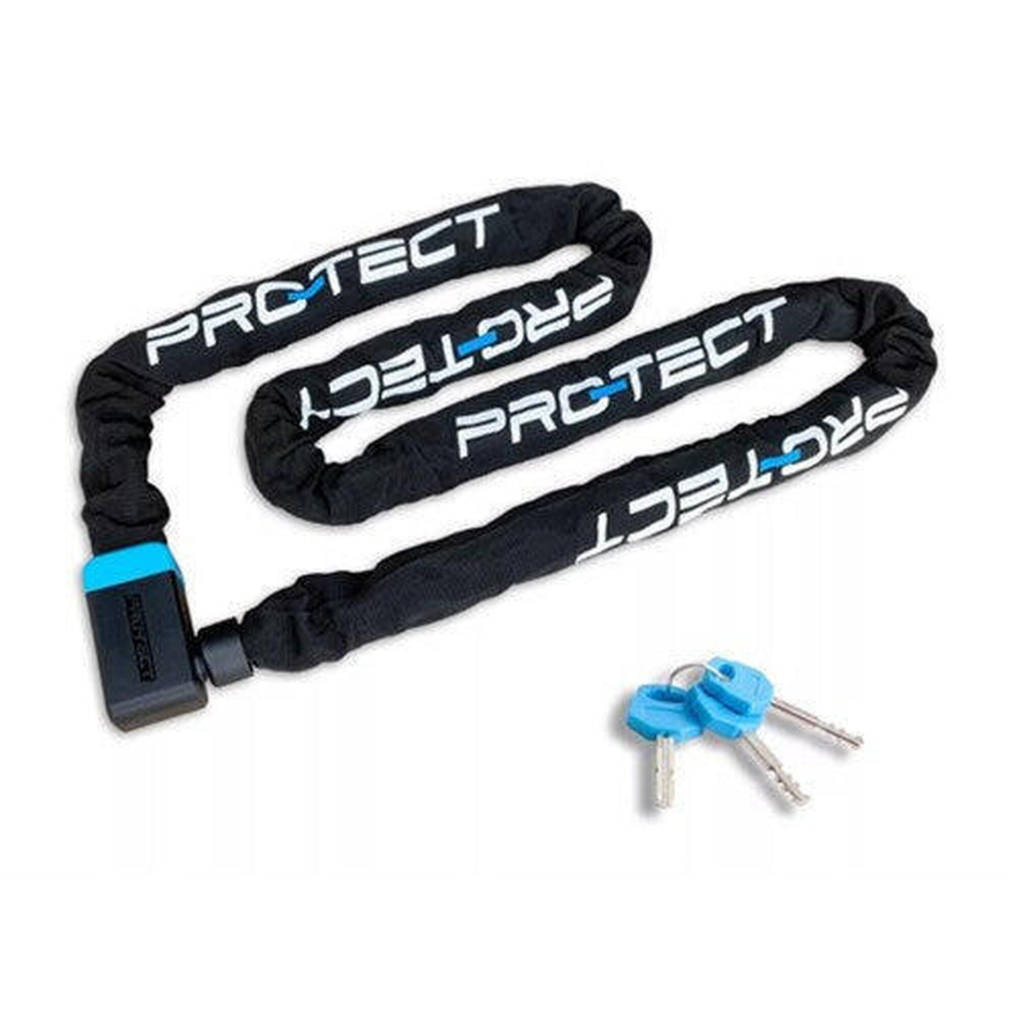 Pro-tect - Pro-tectect Cumbic Chain Lock 180 Cm - Art - Cadenas - Jaune|vert - Decathlon