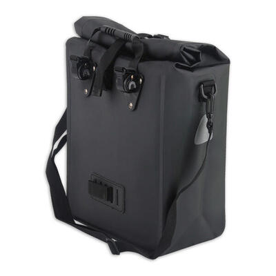 Enkele fietstas zwart - 23 liter - schouderband tas fiets