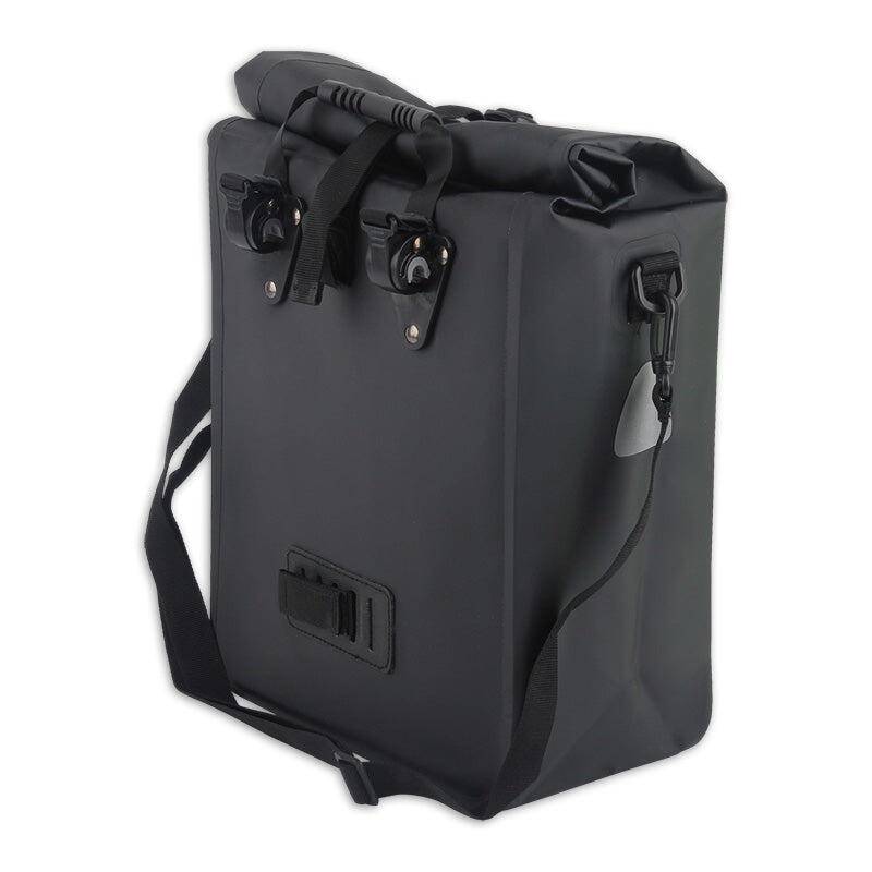 Lynx - Sacoche Vélo Simple Noire - 23 Litres - Sacoche Vélo À Bandoulière - Sacoche - Noir - 23 L - Decathlon