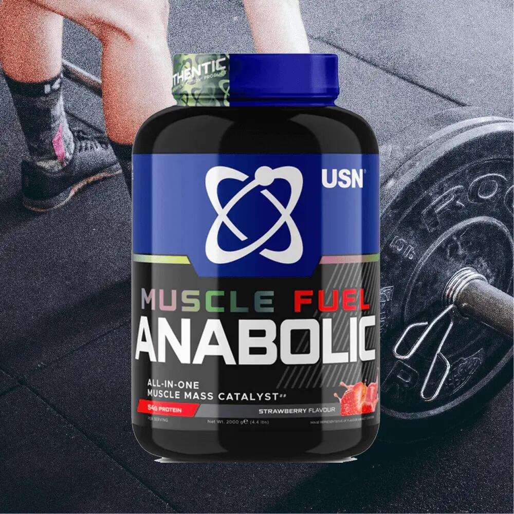 USN Muscle Fuel Anabolic (2000g) Strawberry - Prise de poids - Sans Créatine 2/3