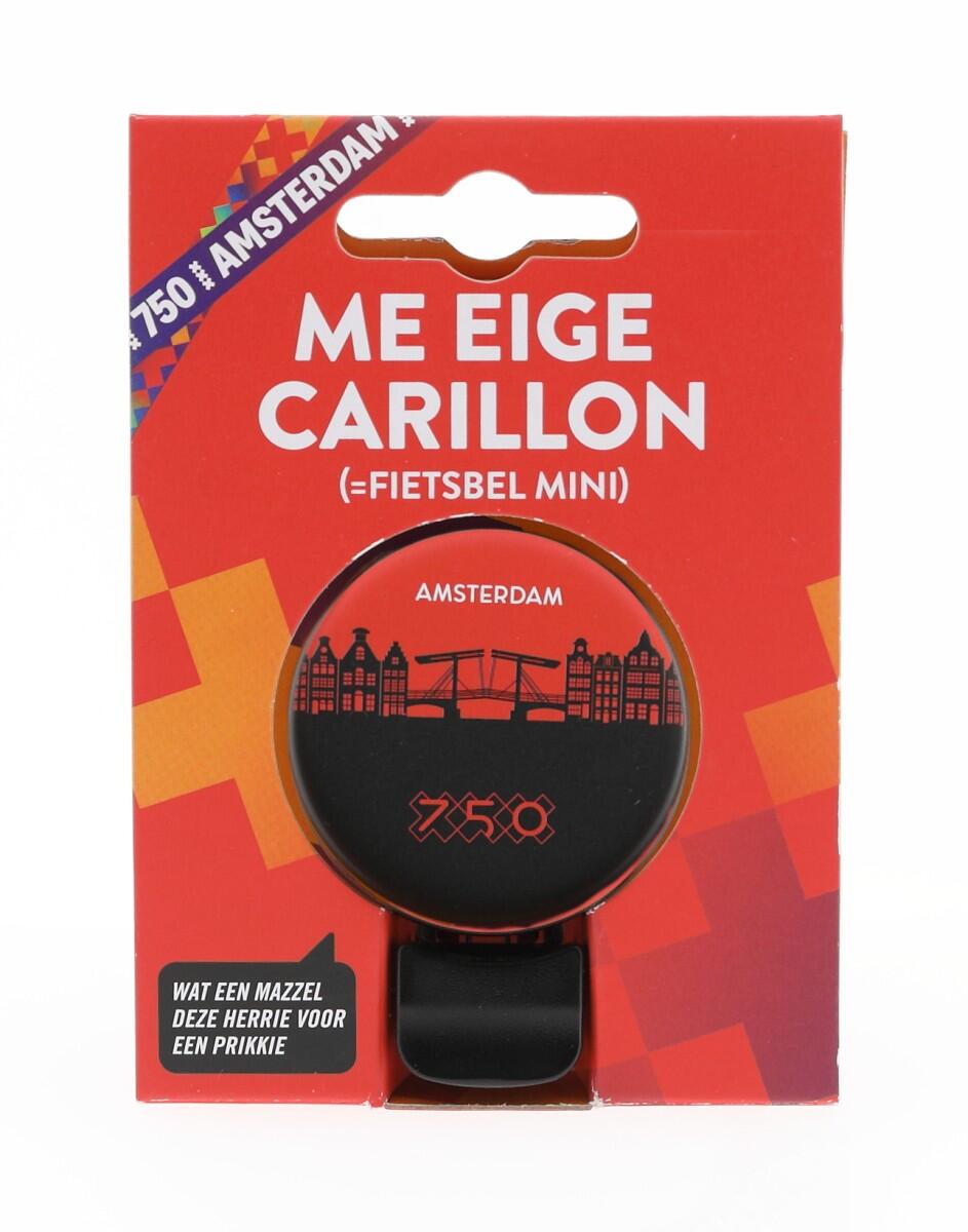 BUSCH + MÜLLER Busch Muller Fietsbel 60mm met Eige Carillon en Mokum Silhouet