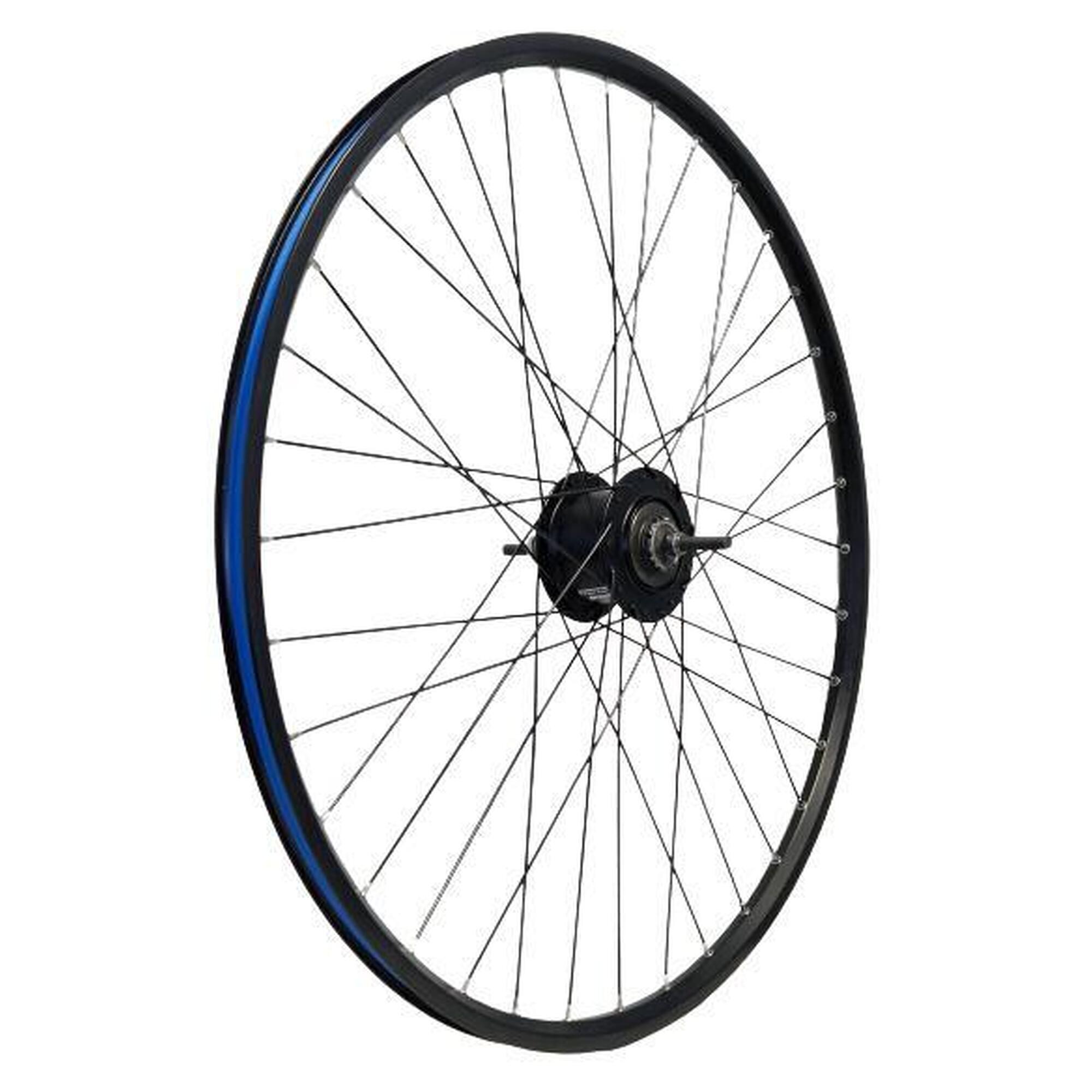 Roue Arrière KGZ 28 Pouces (622) avec Rayons Noirs et Nexus7