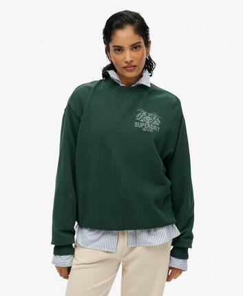 Pull ample en coton pour l'extérieur Lo-fi Mono de SUPERDRY